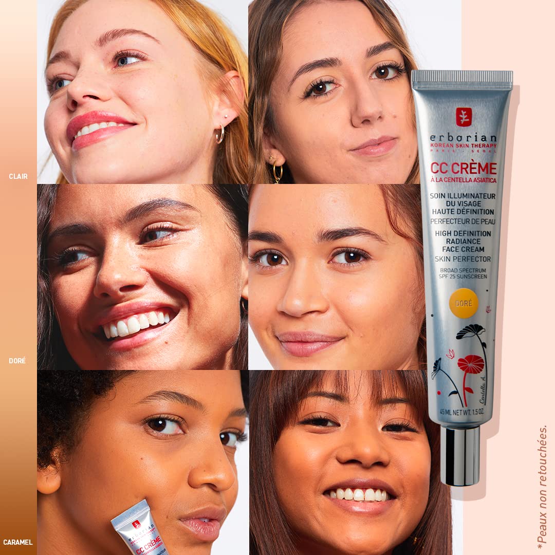Erborian CC Crème – Teint Parfait & Lumineux | SPF 25 Centella Asiatica