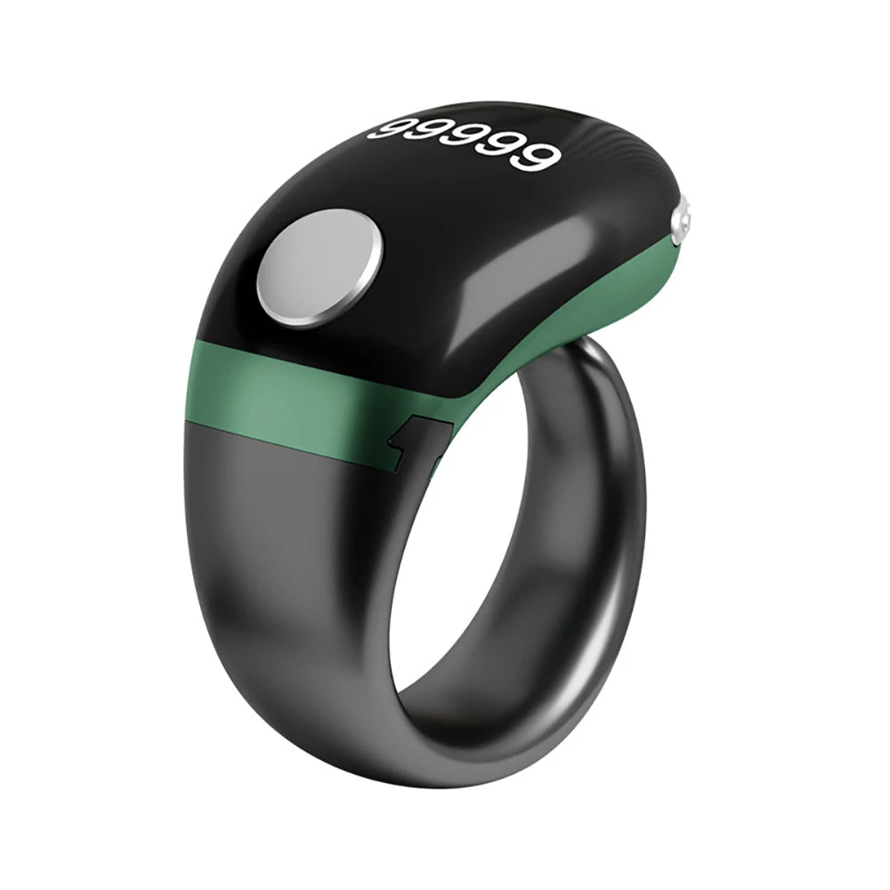 Bague Zikr Digitale – Tasbih Rechargeable Type-C avec Vibration