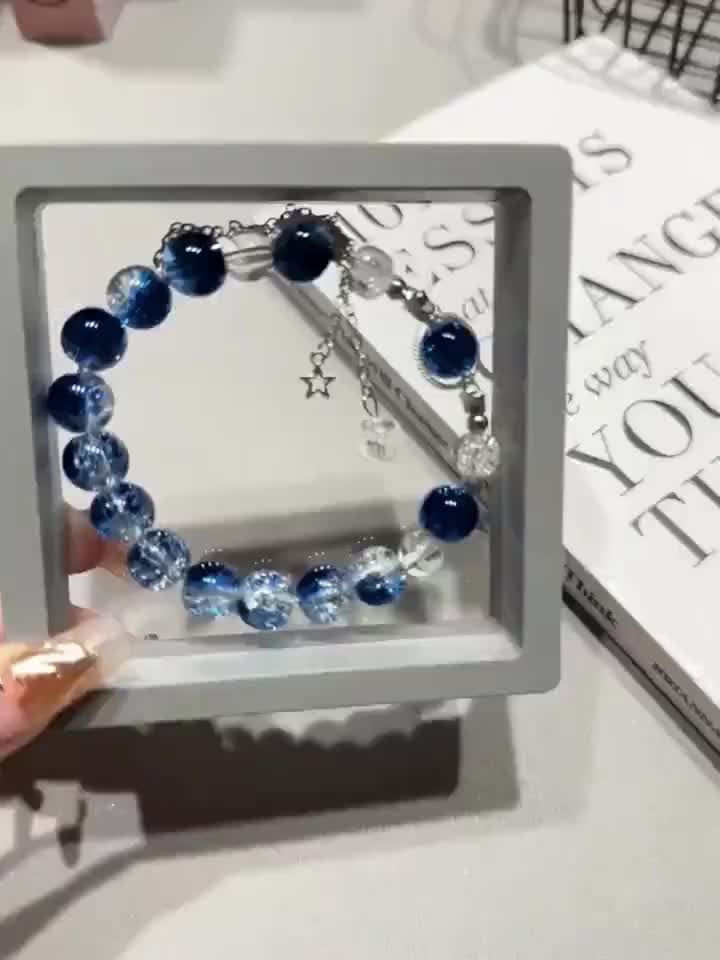 Bracelet fantaisie bleu – Design élégant