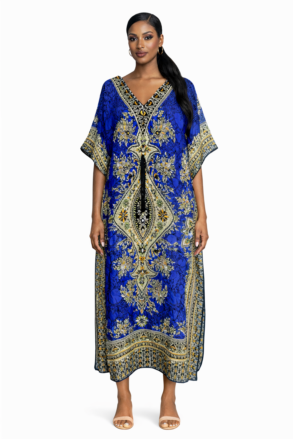 Robe Longue Légère Femme – Style Élégant, Taille Unique