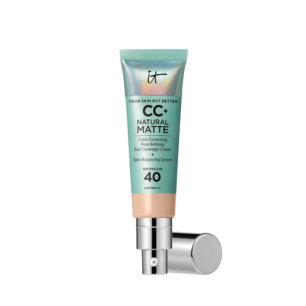 kreme bb creme IT COSMETICS, CC+ Crème Natural Matte SPF 40,