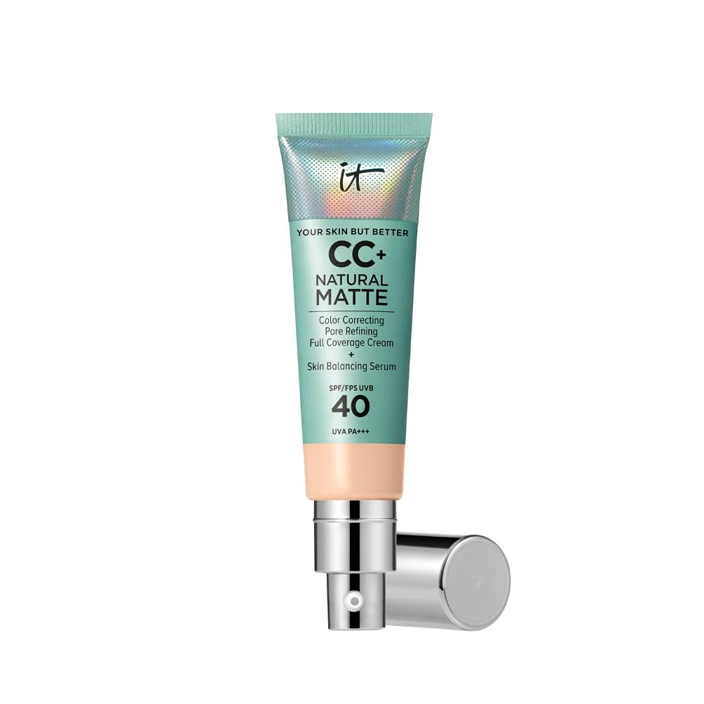 kreme bb creme IT COSMETICS, CC+ Crème Natural Matte SPF 40,