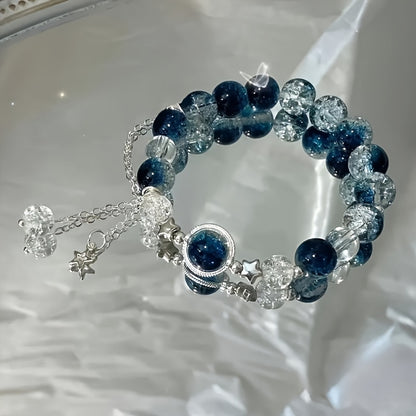 Bracelet fantaisie bleu – Design élégant