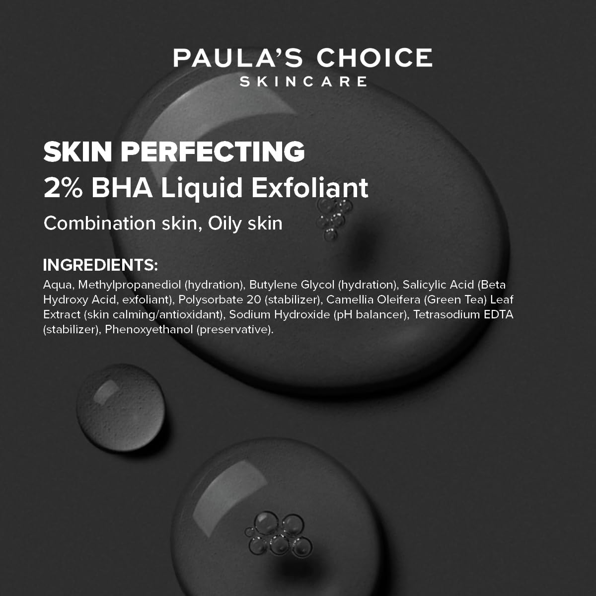 Paula’s Choice 2% BHA – Exfoliant Doux 30ml | Peaux Mixtes à Grasses
