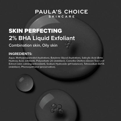 Paula’s Choice 2% BHA – Exfoliant Doux 30ml | Peaux Mixtes à Grasses