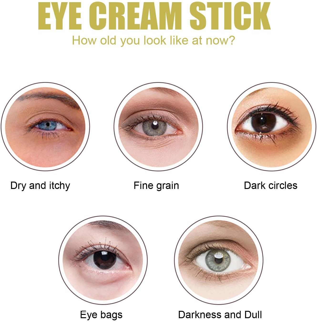 Stick yeux à l’escargot & collagène : cernes, ridules et poches ciblés ✨