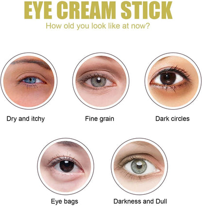 Stick yeux à l’escargot & collagène : cernes, ridules et poches ciblés ✨
