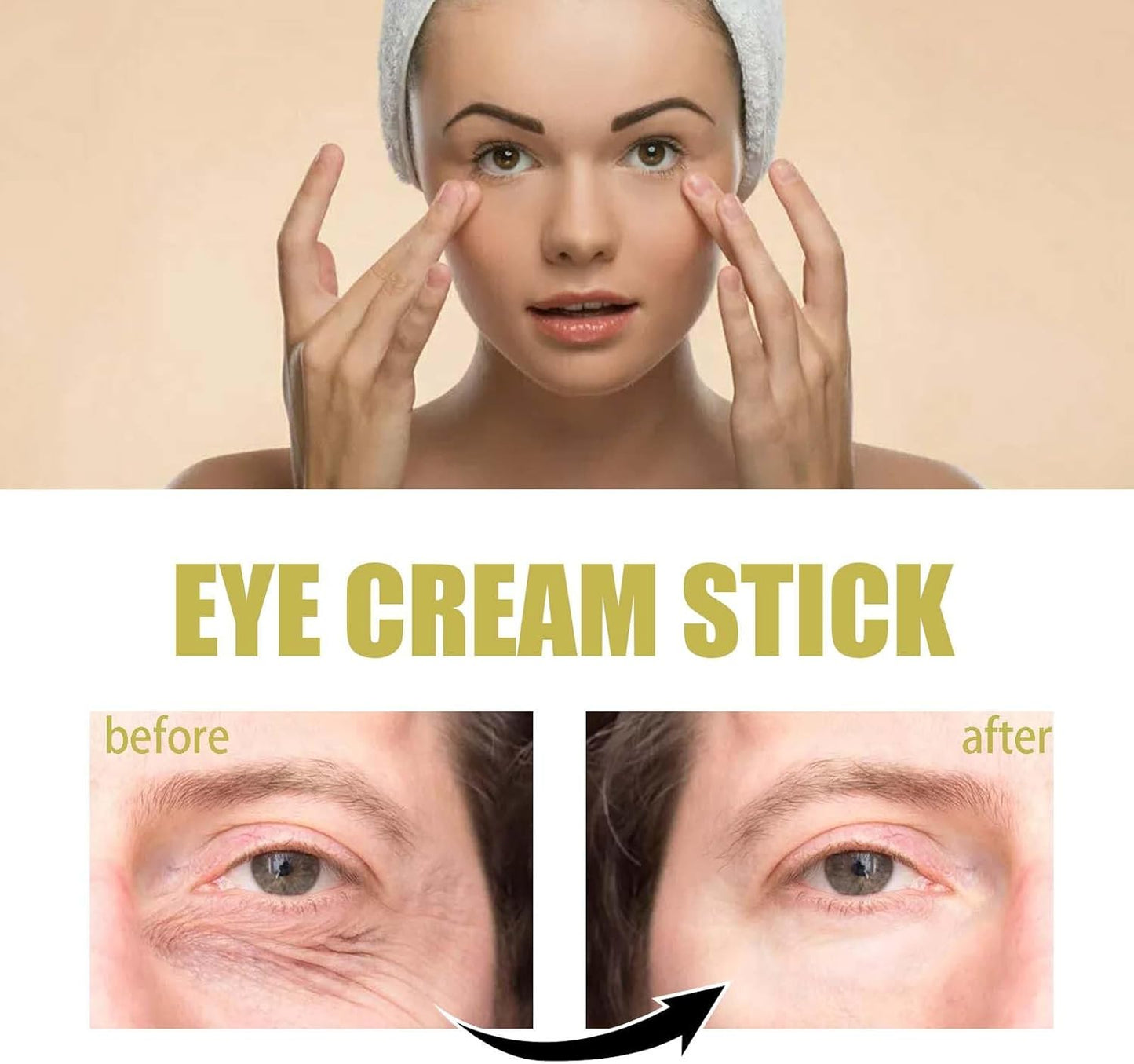 Stick yeux à l’escargot & collagène : cernes, ridules et poches ciblés ✨