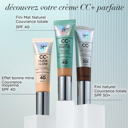 kreme bb creme IT COSMETICS, CC+ Crème Natural Matte SPF 40,