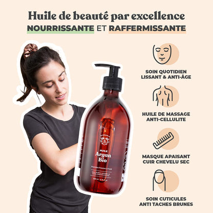 Huile de Ricin Bio – Pousse Cheveux, Cils & Barbe | 100ml Bionoble