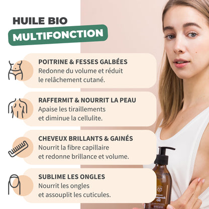 Huile de Ricin Bio – Pousse Cheveux, Cils & Barbe | 100ml Bionoble