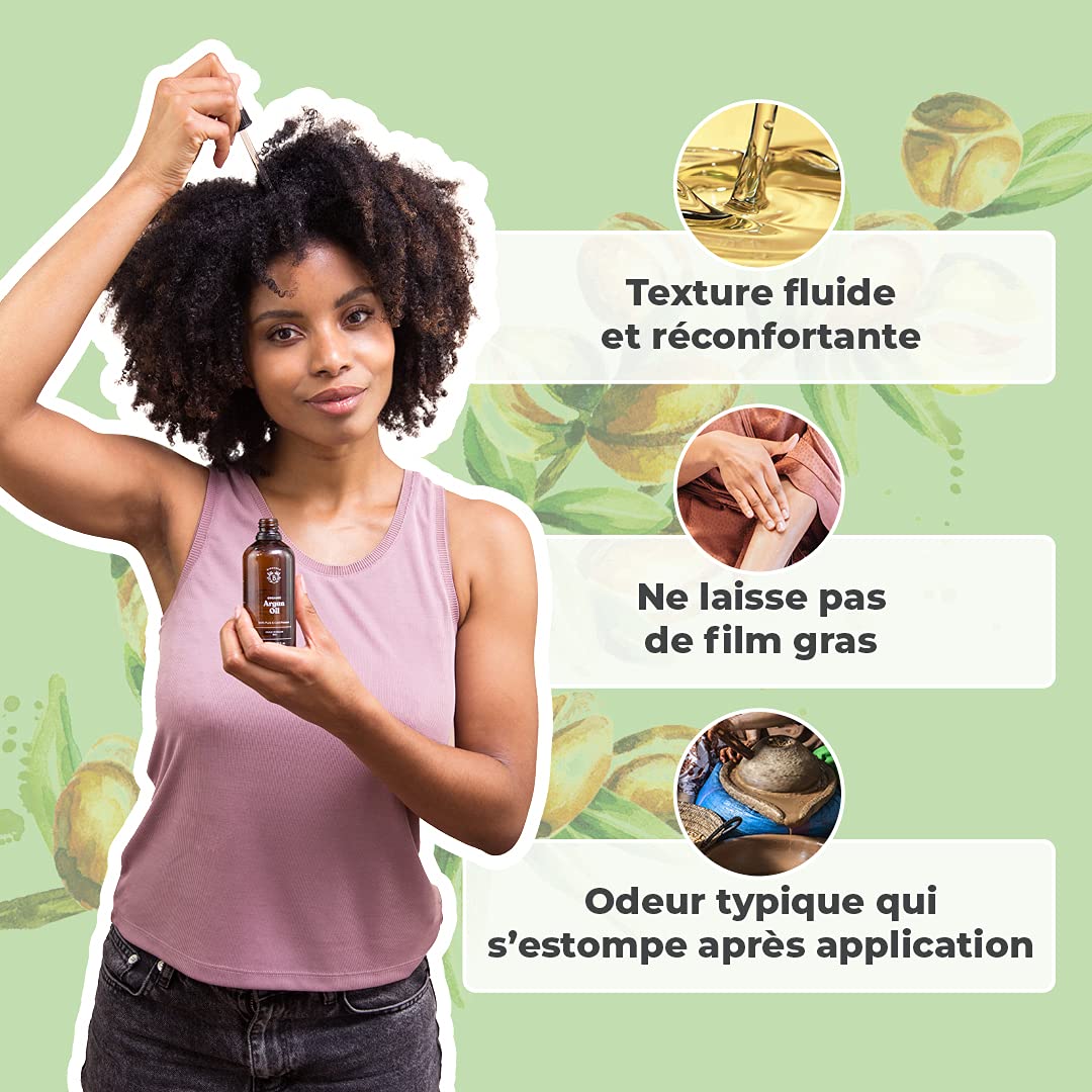 Huile de Ricin Bio – Pousse Cheveux, Cils & Barbe | 100ml Bionoble