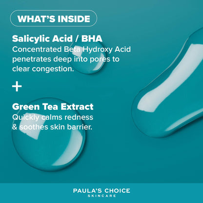 Paula’s Choice 2% BHA – Exfoliant Doux 30ml | Peaux Mixtes à Grasses