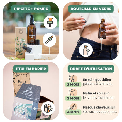 Huile de Ricin Bio – Pousse Cheveux, Cils & Barbe | 100ml Bionoble