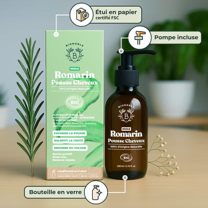 Huile de Ricin Bio – Pousse Cheveux, Cils & Barbe | 100ml Bionoble