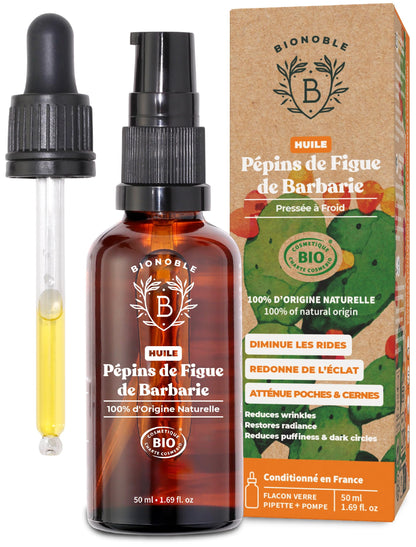 Huile de Ricin Bio – Pousse Cheveux, Cils & Barbe | 100ml Bionoble