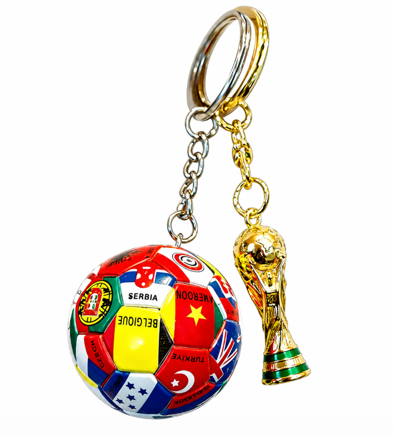 Porte-Clés Ballon Football Trophée