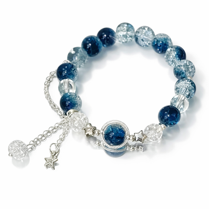 Bracelet fantaisie bleu – Design élégant