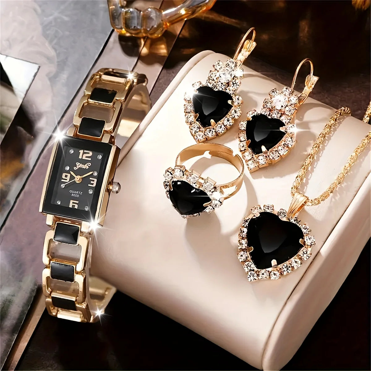 Montre Femme Élégante + Set Bijoux OFFERT ⌚💍✨ | Style Chic à Petit Prix