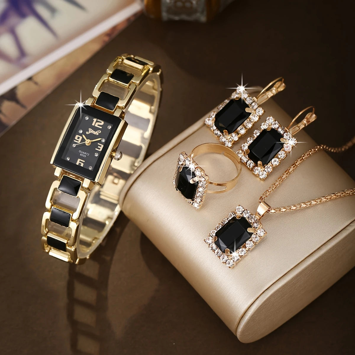 Montre Femme Élégante + Set Bijoux OFFERT ⌚💍✨ | Style Chic à Petit Prix