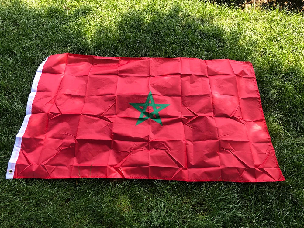 Drapeau du Maroc 🇲🇦 90×150 cm – Qualité Premium