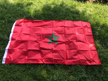 Drapeau du Maroc 🇲🇦 90×150 cm – Qualité Premium