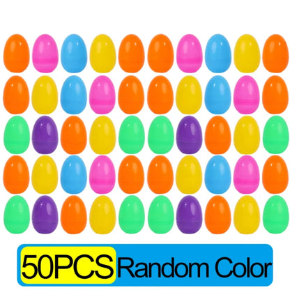 Œufs cadeau  de Pâques à Remplir – Œufs Plastique Colorés pour Bonbons