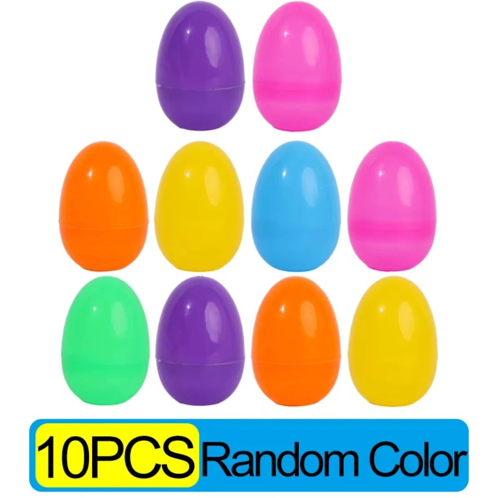 Œufs cadeau  de Pâques à Remplir – Œufs Plastique Colorés pour Bonbons