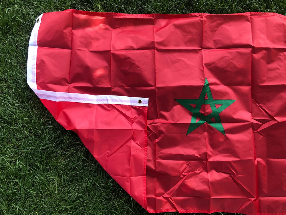 Drapeau du Maroc 🇲🇦 90×150 cm – Qualité Premium