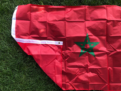 Drapeau du Maroc 🇲🇦 90×150 cm – Qualité Premium