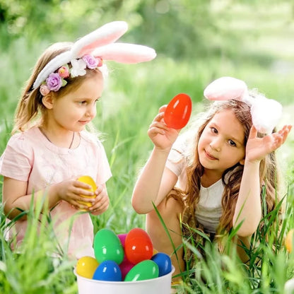 Œufs cadeau  de Pâques à Remplir – Œufs Plastique Colorés pour Bonbons