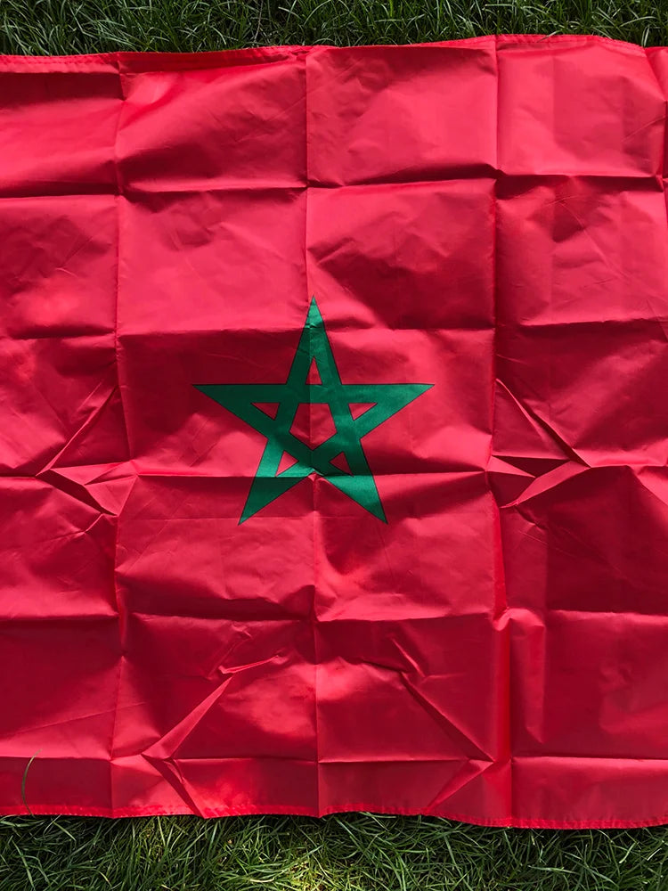 Drapeau du Maroc 🇲🇦 90×150 cm – Qualité Premium