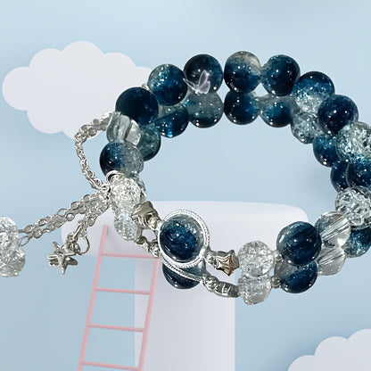 Bracelet fantaisie bleu – Design élégant