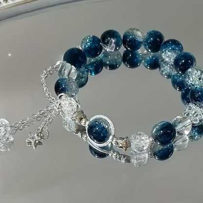 Bracelet fantaisie bleu – Design élégant