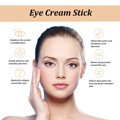 Stick yeux à l’escargot & collagène : cernes, ridules et poches ciblés ✨