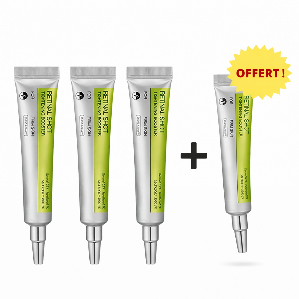 RETINAL SHOT Booster soin visage – Gel léger hydratant  – Offre 3 + 1 offert